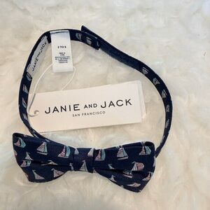 Janie and Jack Navy Sailboat Bow Tie